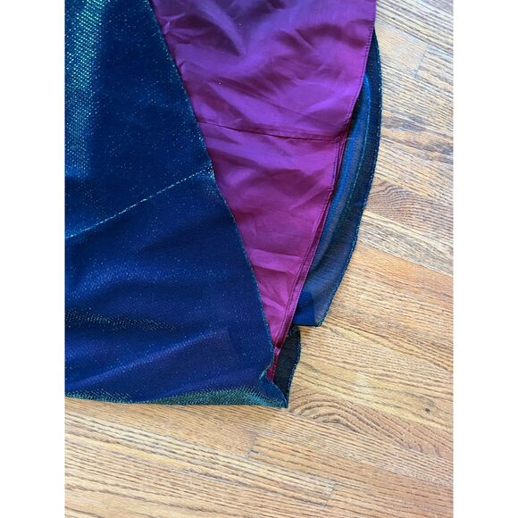 Vintage Scott McClintock Green Purple Y2K Glam Bead Strap Dress Women's Size 10 - Picture 8 of 13